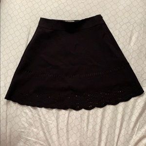 Ann Taylor Loft Black Skirt Size 00